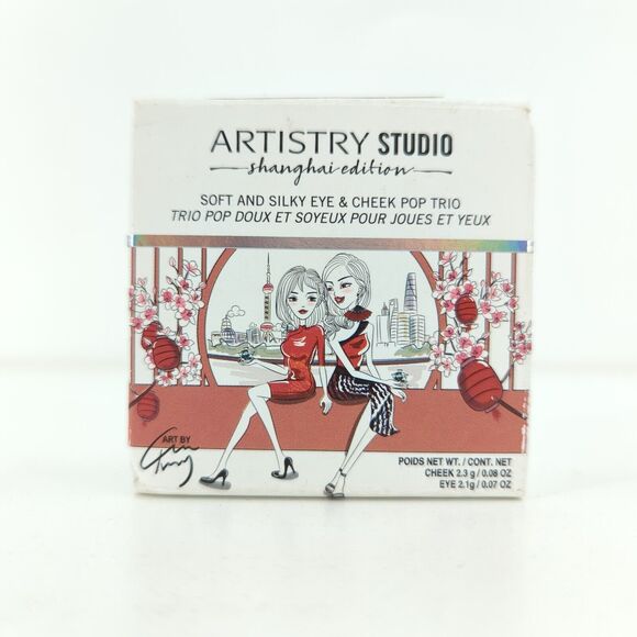 Artistry Studio Shanghai Edition Eye Cheek Pop Trio Shanghai Starlight Soft NEW - Picture 2 of 7